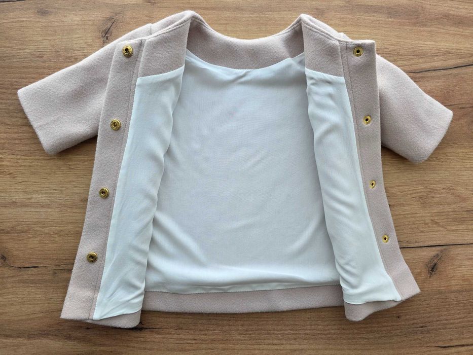 Zestaw sukienka Sophie Design i płaszczyk Noeli z dodatkami