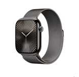 Apple Pasek do zegarka bransoletka Milanaise 46 mm łupek M/L