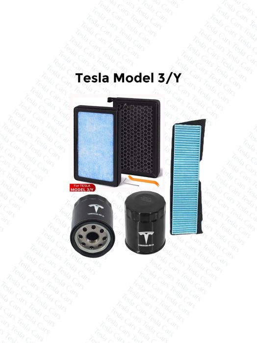 Фільтри для Tesla Model 3/Y масляний / повітряний Hepa