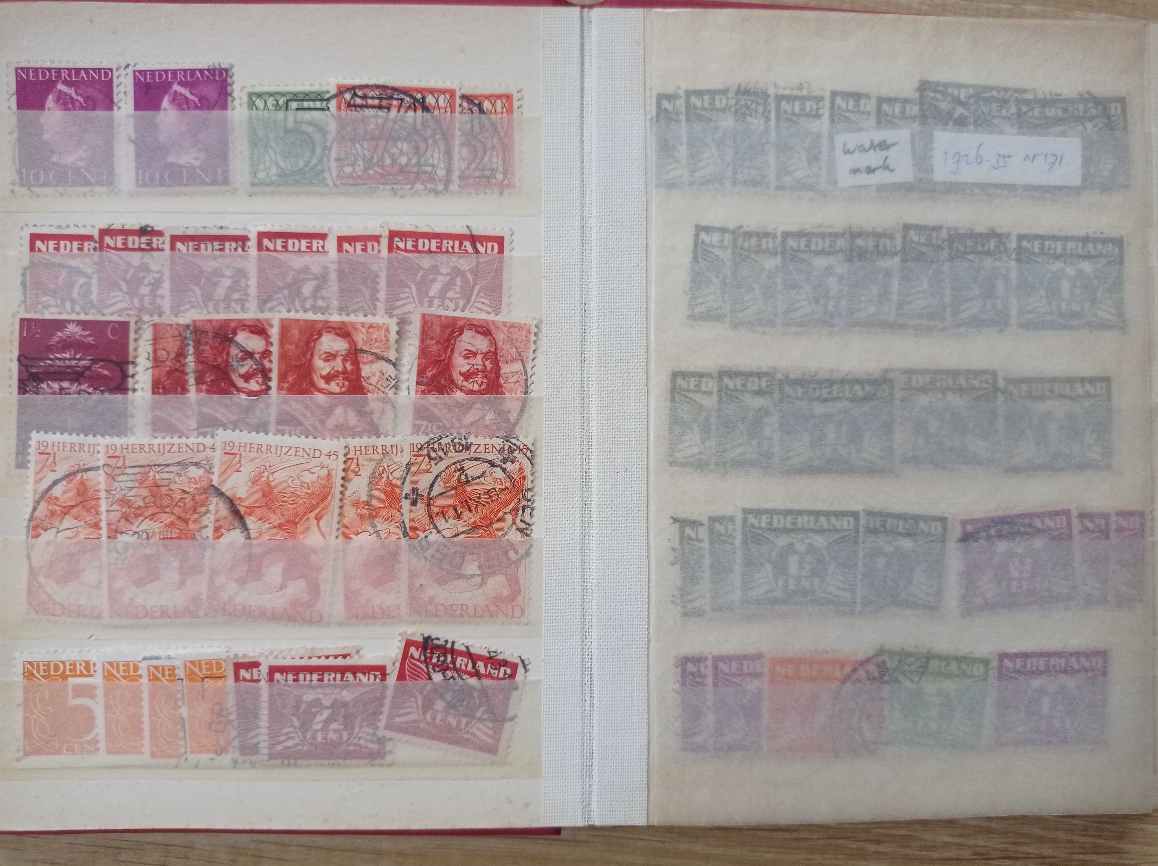 Klaser + znaczki - Holandia - Nederlandy - 400 sztuk (1/8)