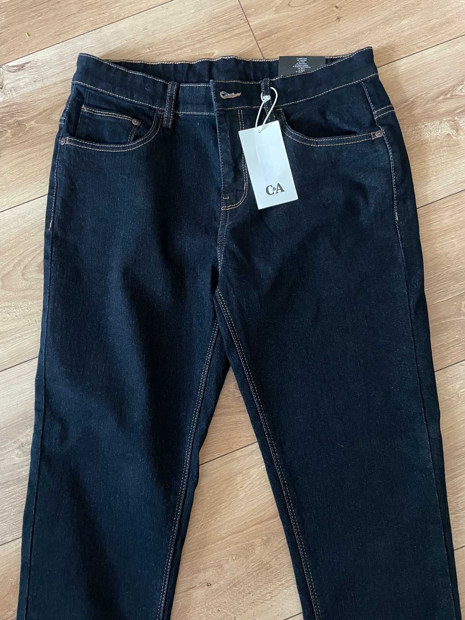 skinny jeans C&A spodnie rozm.182