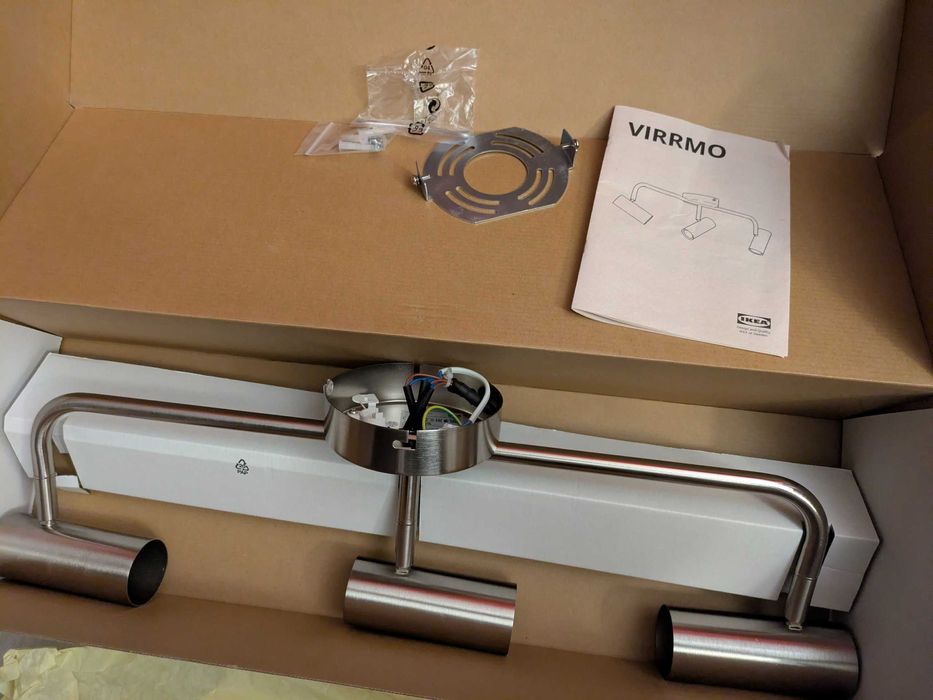 Dwie lampy Ikea Virrmo i Solklint NOWE