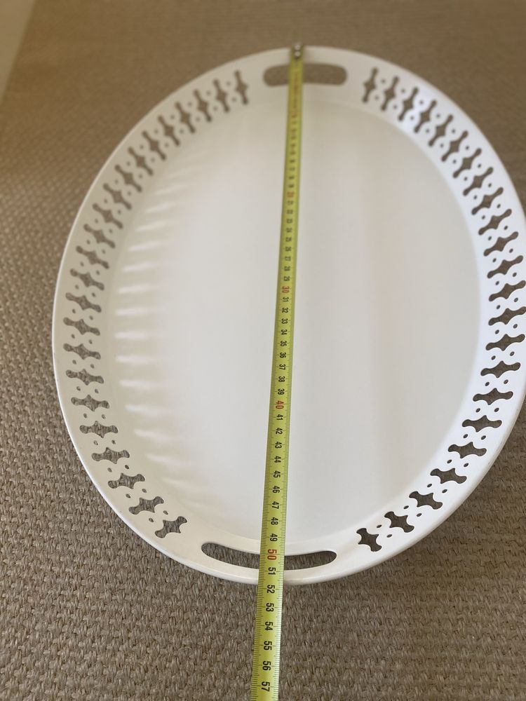 Bandeja Ikea branca metal,como nova