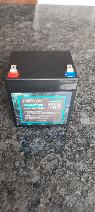 Akumulator bezobsługowy Enegon 12V 6Ah 2000 cykli