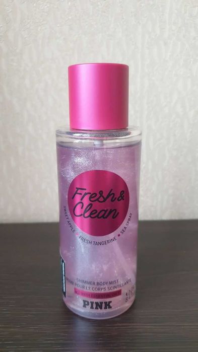 Спрей з шимером "Fresh & Clean" від Victoria’s Secret (Pink),оригінал!