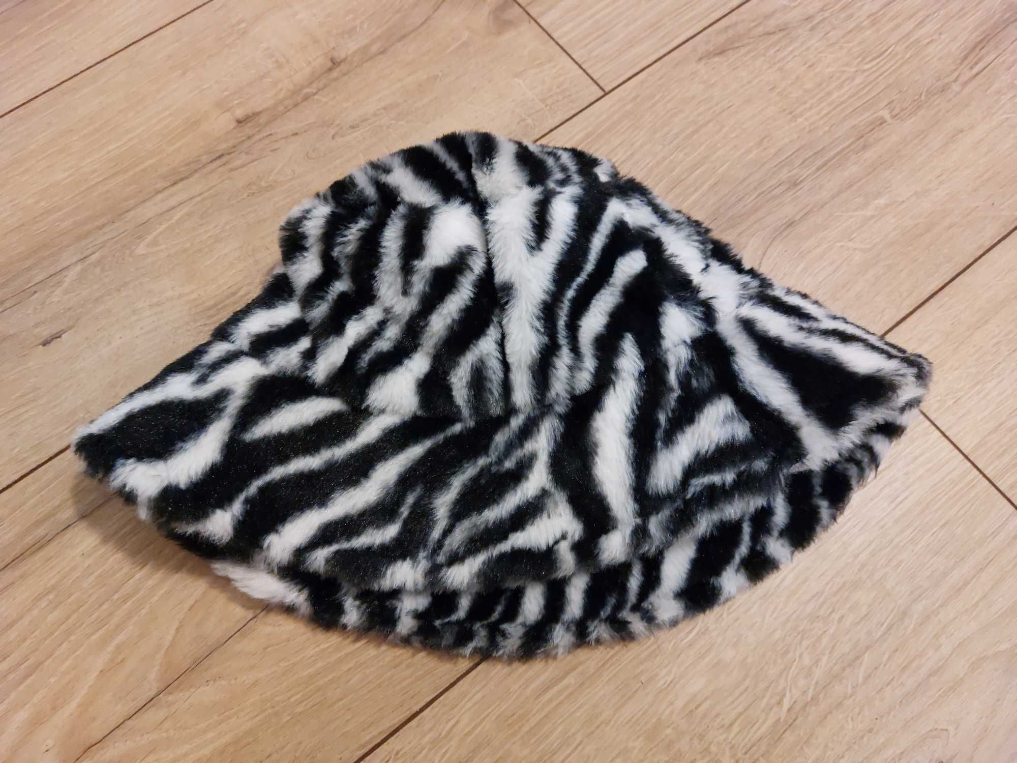 Kapelusz Bucket Hat Zebra Unisex Rozmiar Uniwersalny NOWY
