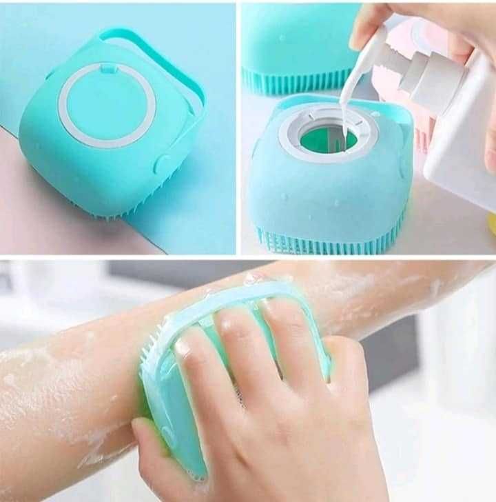 Escova esponja de banho