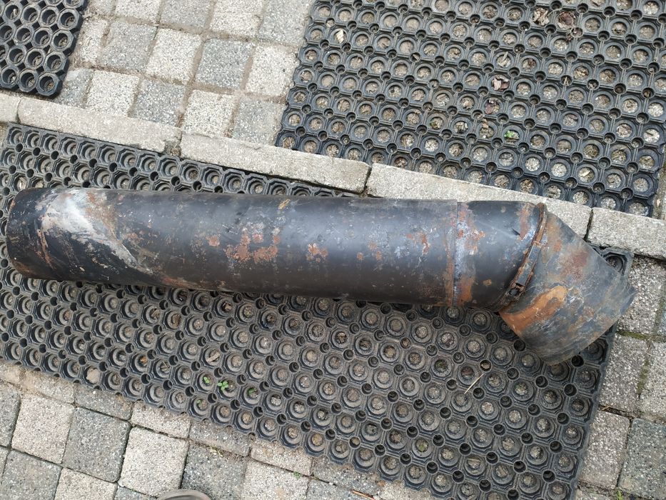 Rura kominowa Gruba i kolano regulowane Fi 130