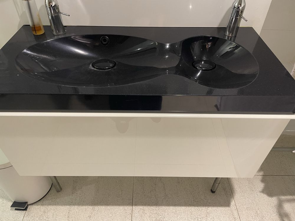 Szafki ikea z umywalka z jedną szufladą Ikea