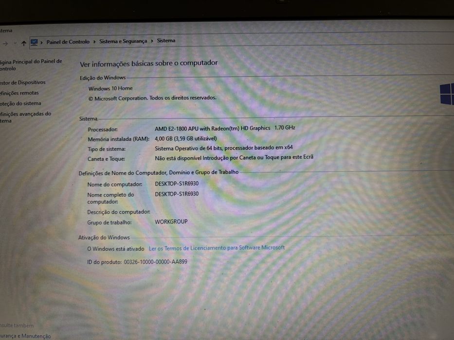 Portatil Asus X401U 14” 4GB RAM Win10