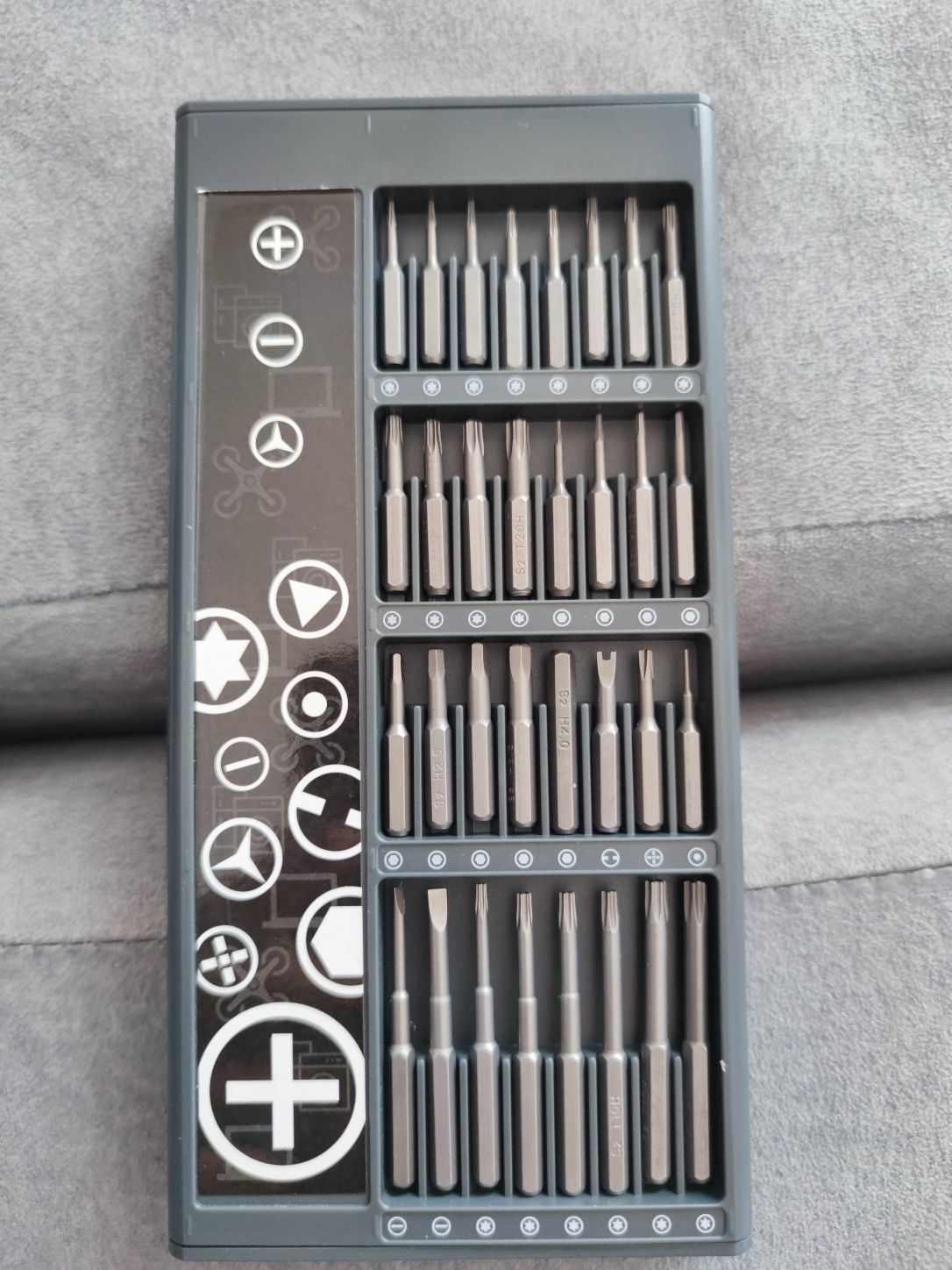 Mini Wkrętak Elektryczny Precyzyjny Zestaw 68w1 Do Naprawy Urz