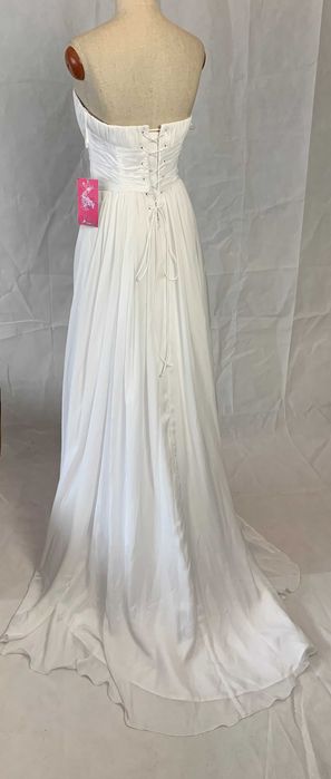 Nowa suknia ślubna Empire 38 M Klasyczna Okazja ciążowa prosta boho