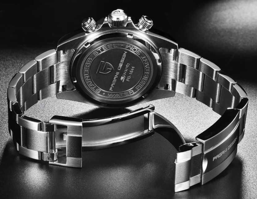 Zegarek Pagani Design 2024 pd-1644 kwarcowy czarny SPORT