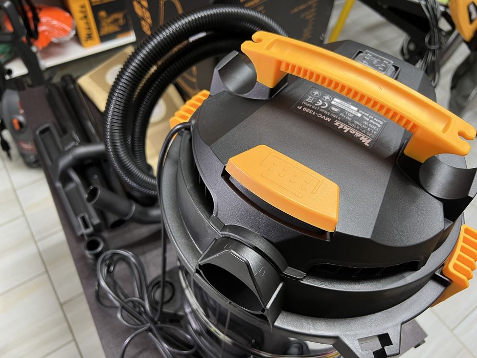 Пылесос строительный Machtz MVC-1320P Очистка фильтра Медная обмотка