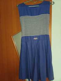 Плаття на ріст 152 - 158 - 164см,  синє в полоску