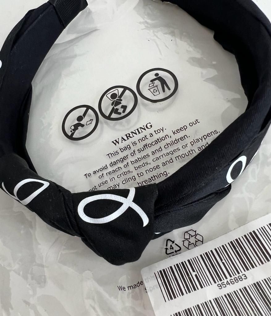 Opaska do włosów czarna ASOS