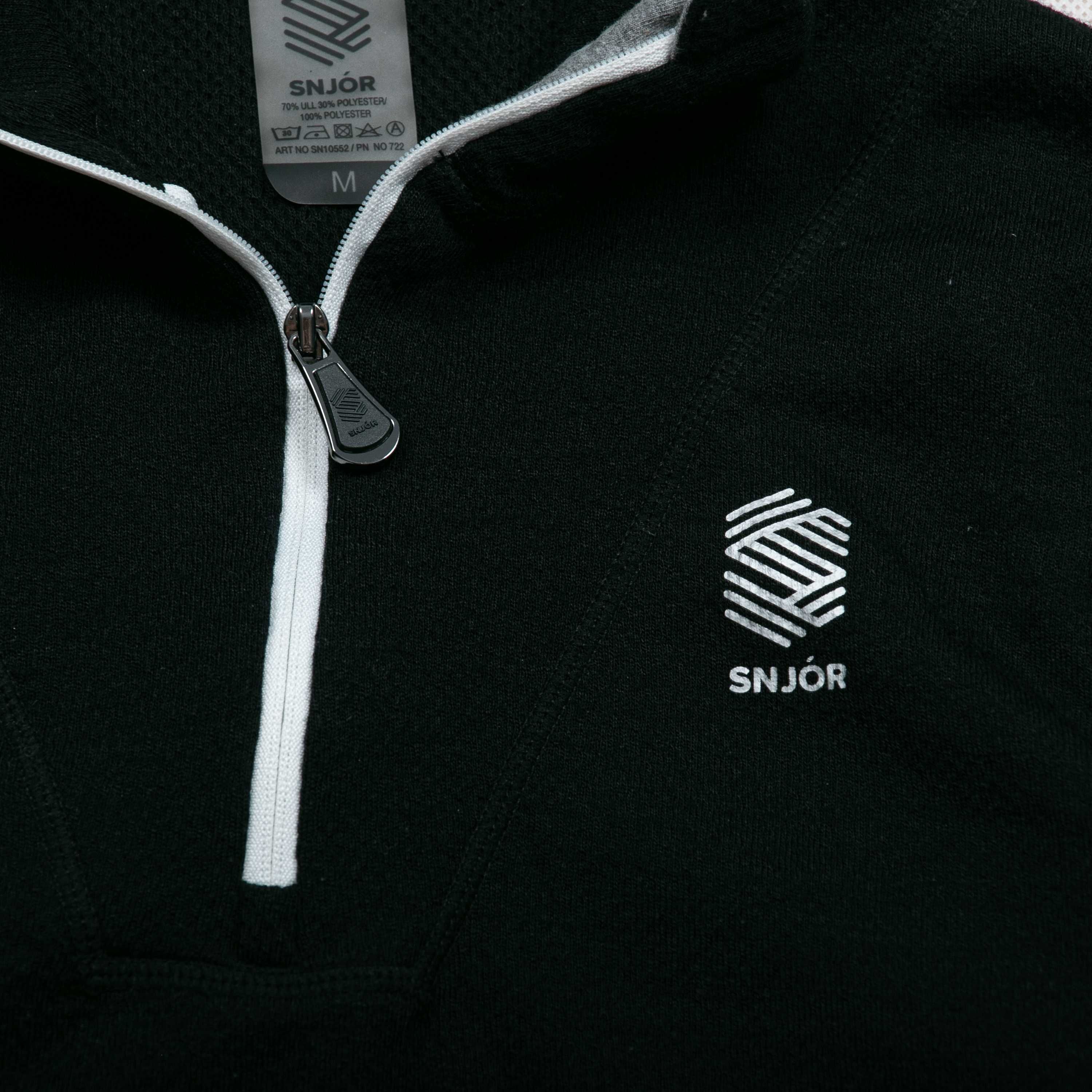 Snjór koszulka termiczna wełniana rozpinana halfzip M