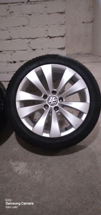 Passat cc b6 b7  8j x 17 et41, 5x112/ 57,1. 235/45/17 nowe opony