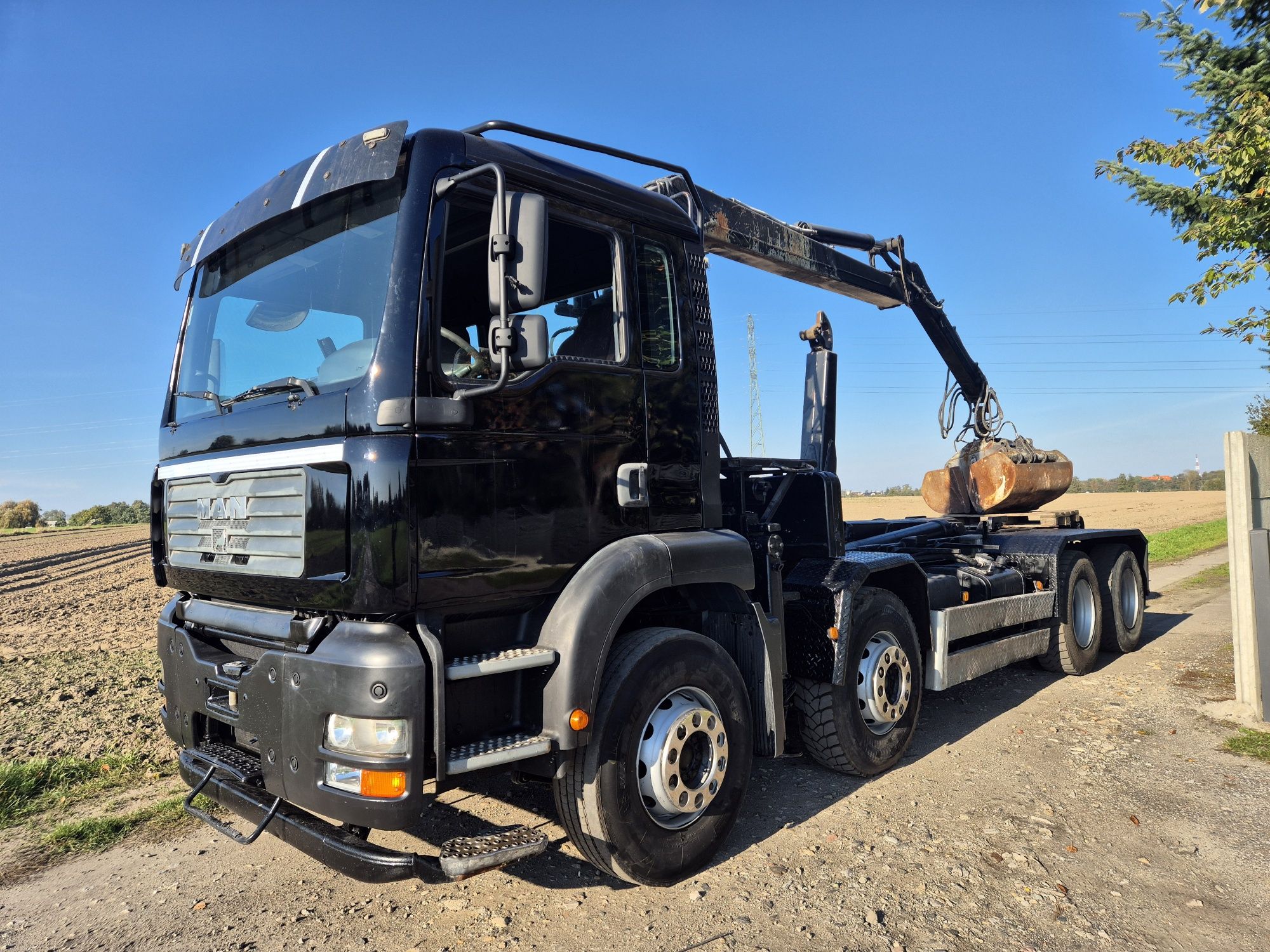 Man Tga 8x4 32.460 hakowiec hds czerpak