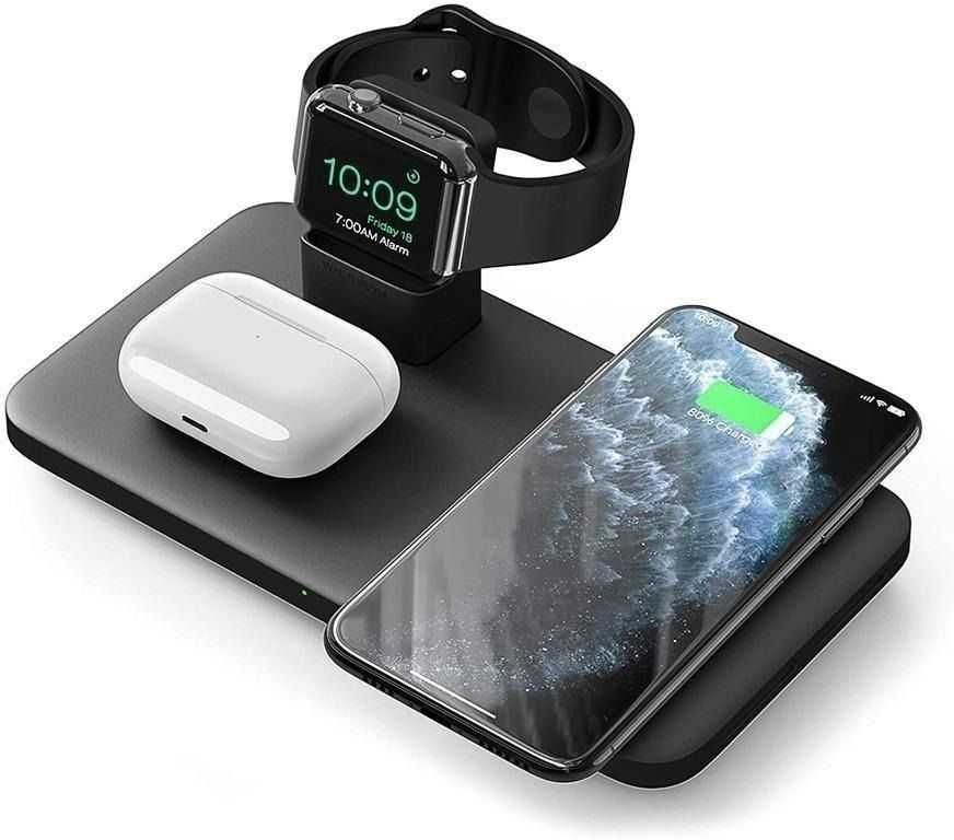 Seneo PA202a 3w1 ładowarka indukcyjna iPhone Watch Airpods Buds 10W