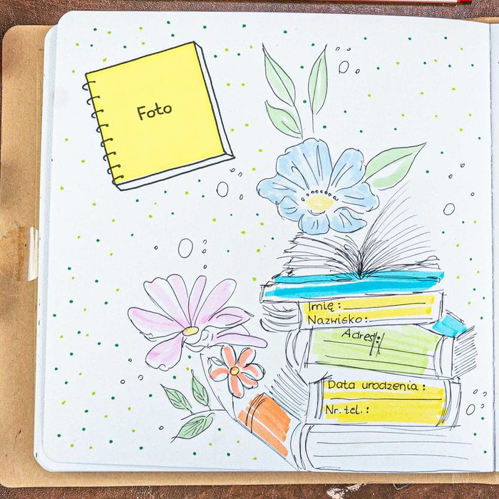 Pamiętnik do szkoły, przedszkola