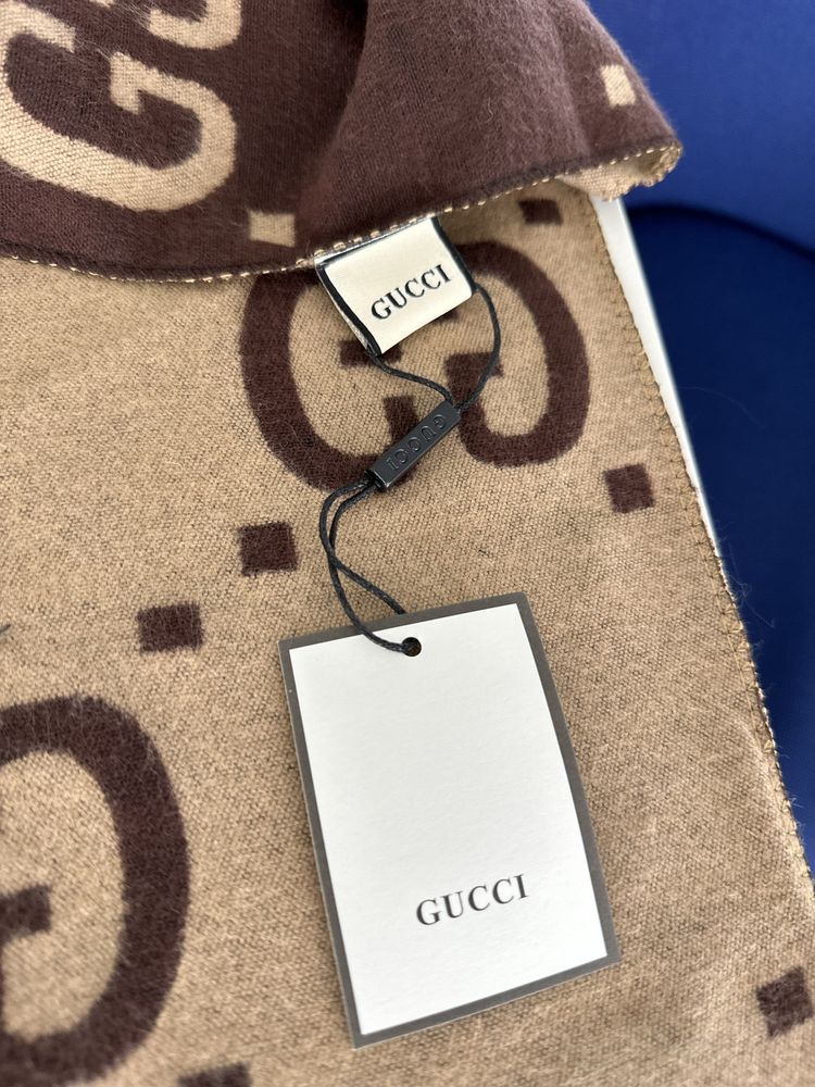 Cachecol Gucci 100% caxemira