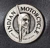 • Indian Motorcycle Vintage Leather Belt - Skórzany Pasek do Spodni