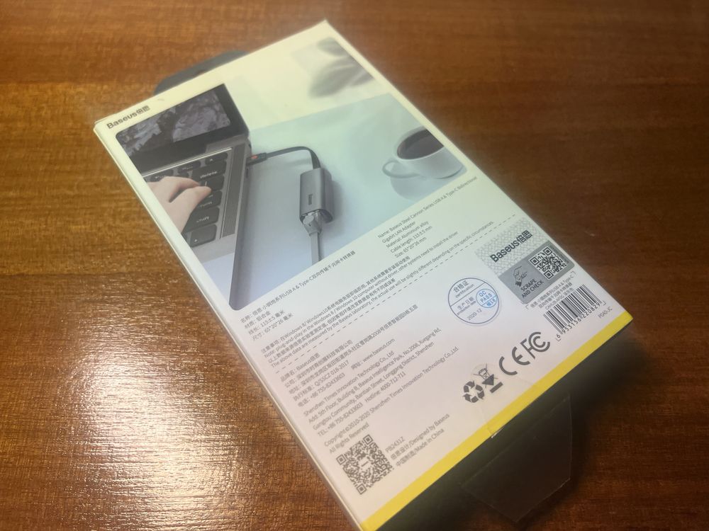 Adaptador Gigabit LAN (RJ-45) USB-C e USB-A