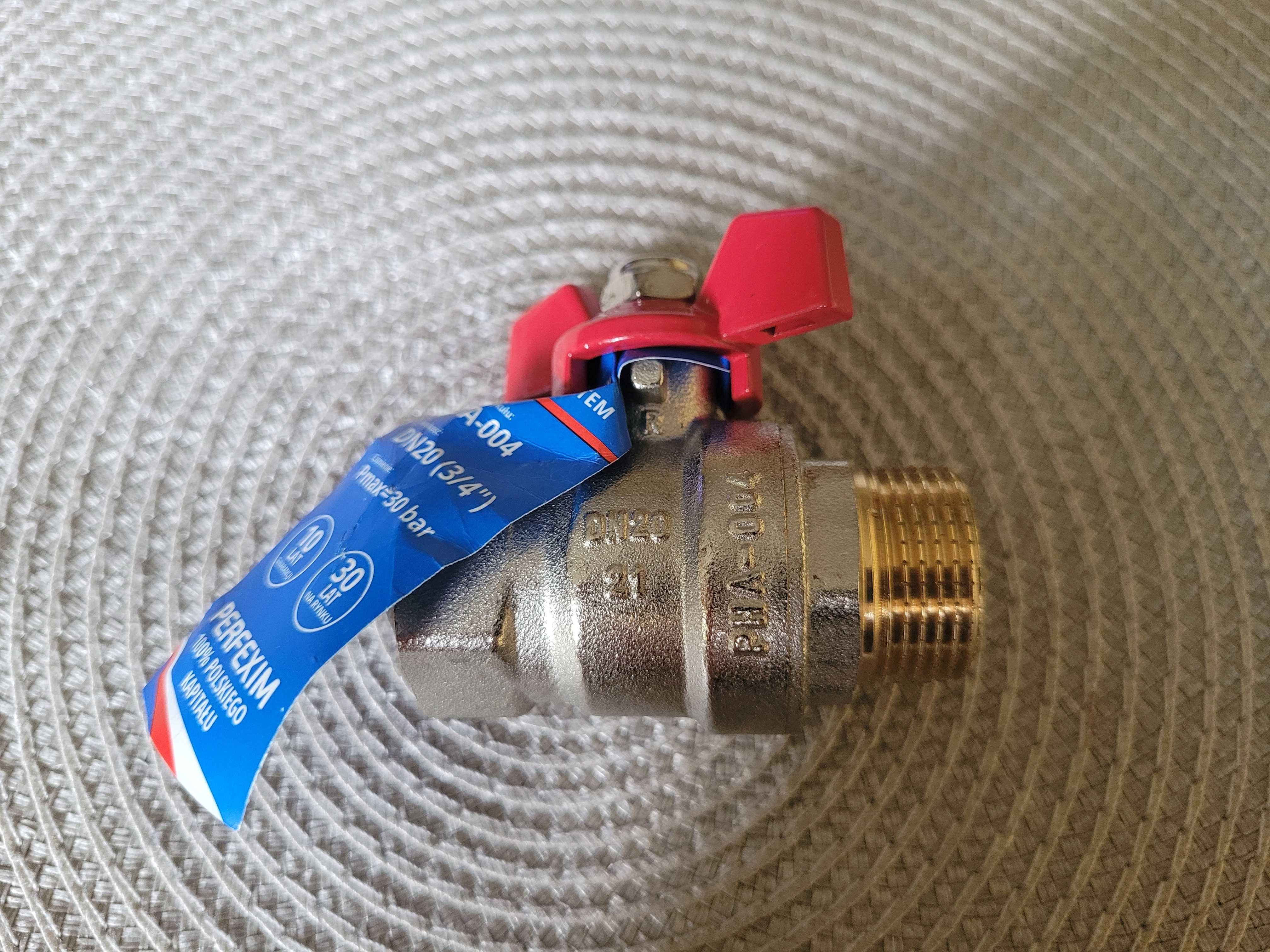 Zawór kulowy GZ/GW 3/4" DN20 / PN30 NOWY