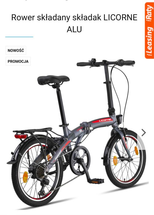 Rower składany składak LICORNE ALU