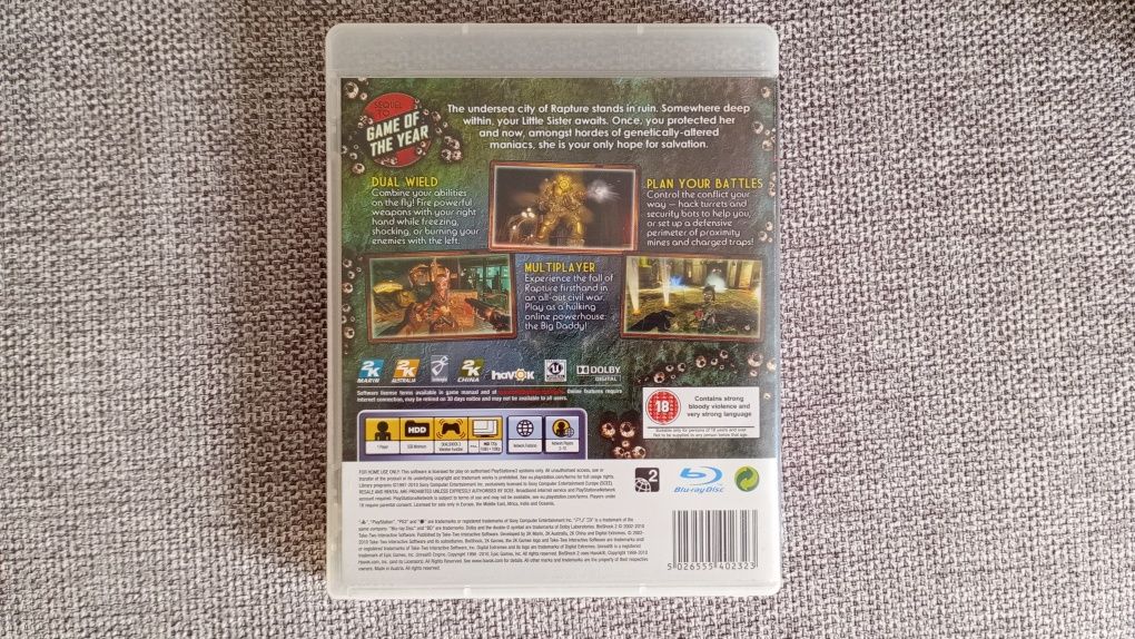 Gra Bioshock 2 na konsolę PS3