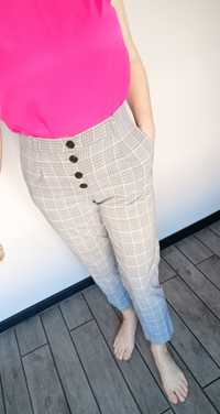 Spodnie garniturowe, eleganckie spodnie, chinosy Zara, r. XS