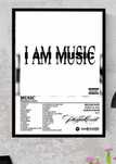 Playboi Carti Im Music plakat w ramce obraz a3 swag