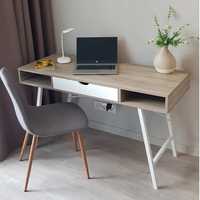 Письменный стол ABBETVED 48x120 дуб/белый
