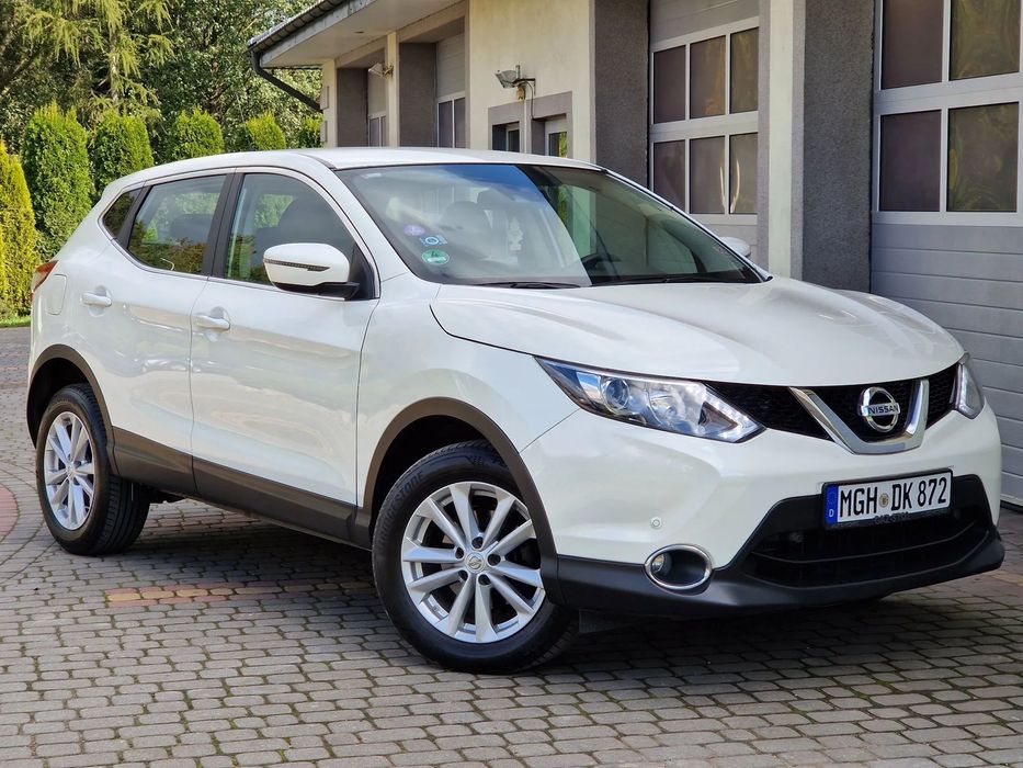 Nissan Qashqai Biała Perła 2Xpdc Led Tempomat Navi  Kubły Grzane