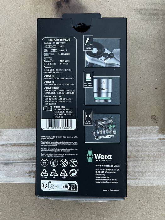 Narzedzia Knipex, wybijaki, srubkrety, grzechotka z nasadkami wera