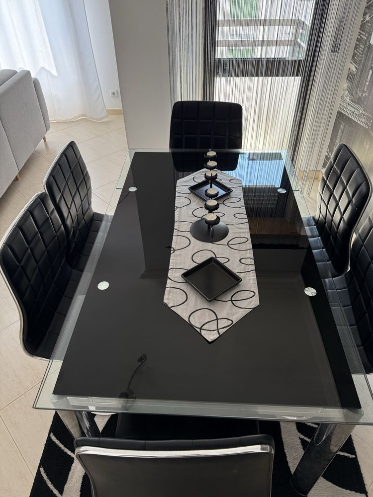 Vendo Mesa Jantar vidro temperado