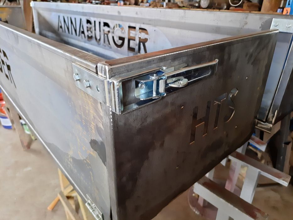 Zapięcie spinacz zawias burty rynny do oprysków HTS Annaburger RSM