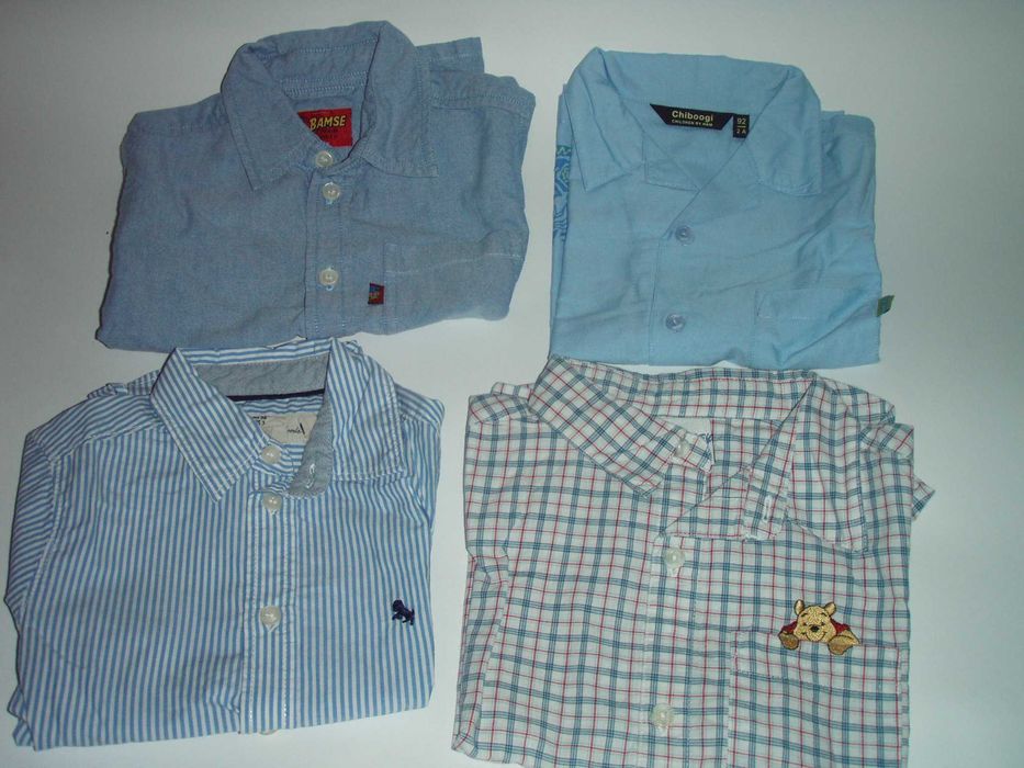 4 Koszule koszulki t-shirty 92 eleganckie na krótki rękaw JAK NOWE