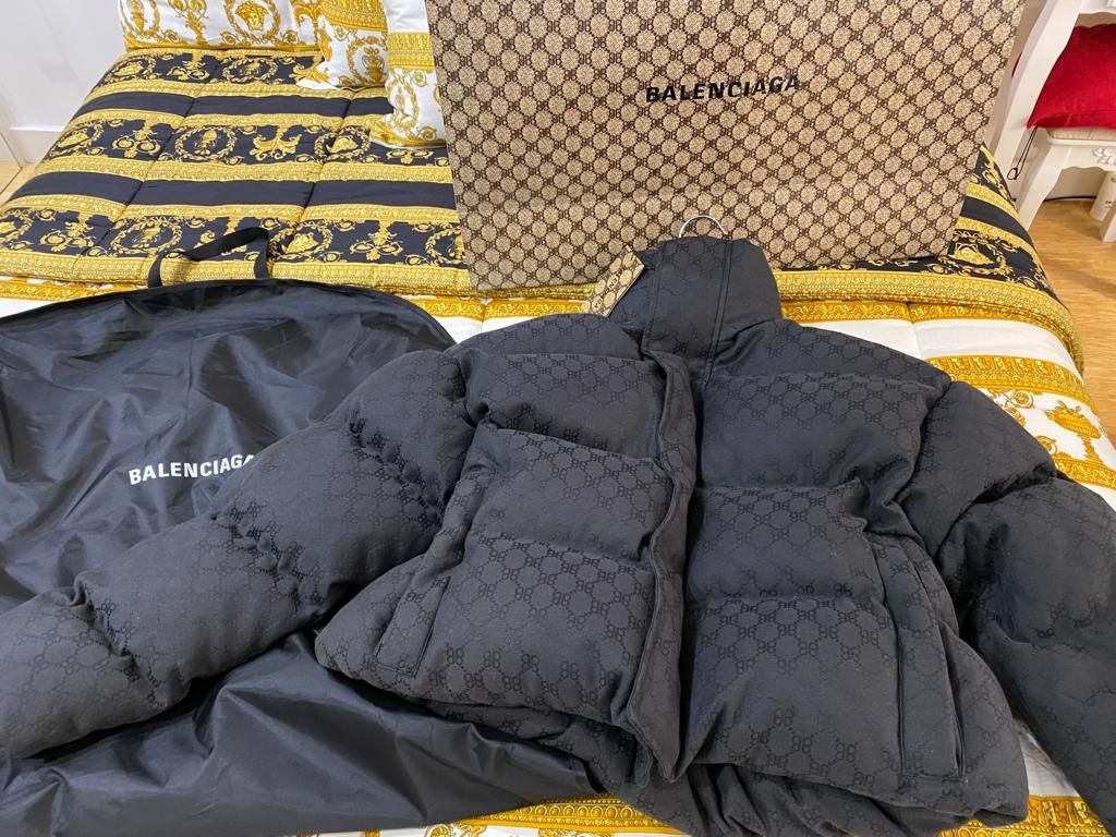 Balenciaga x Gucci Hacker BB Puffet Black | 34It