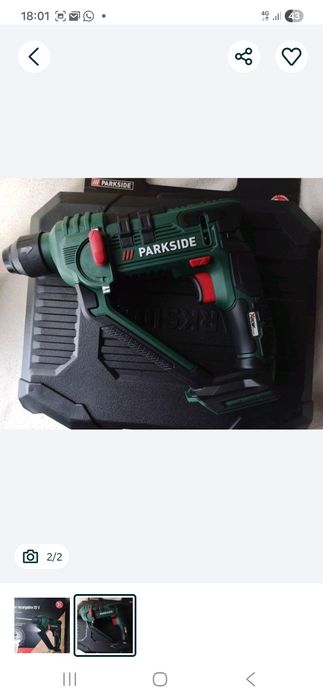 Berbequim de percussão 20V PARKSIDE