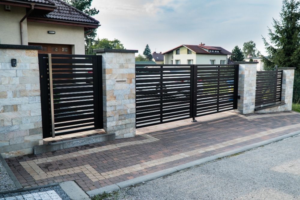 Przęsło wymiar Ogrodzenie Aluminium palisada płot wysyłka montaż hit