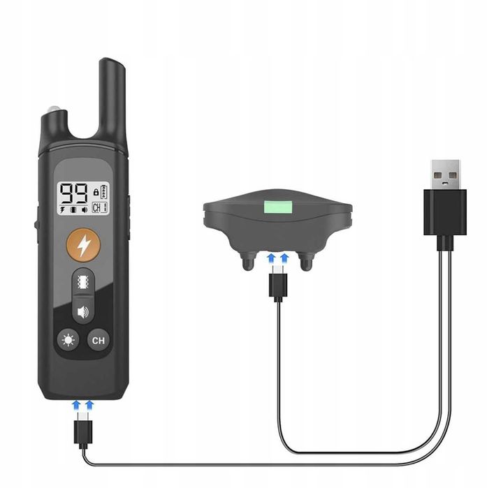 Elektryczna Obroża Treningowa dla Psa 800m Pilot LCD Wodoodporna