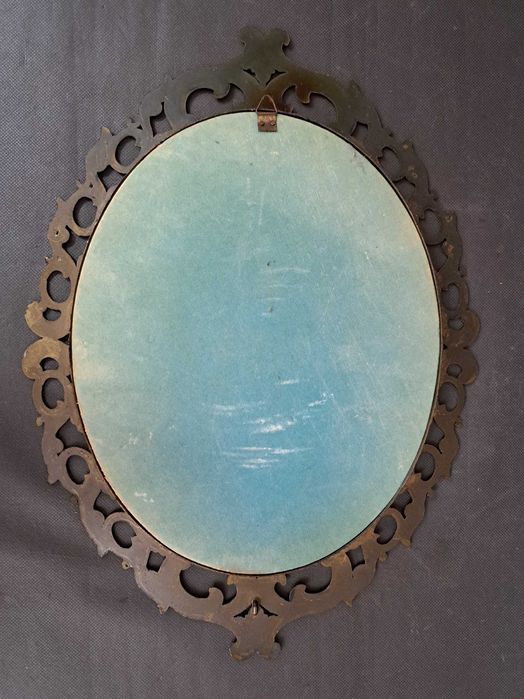 Lustro owalne stylowe wiszące