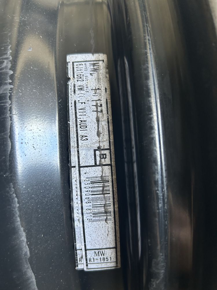 Stalowe Felgi VW Skoda Seat Audi r16 5x112