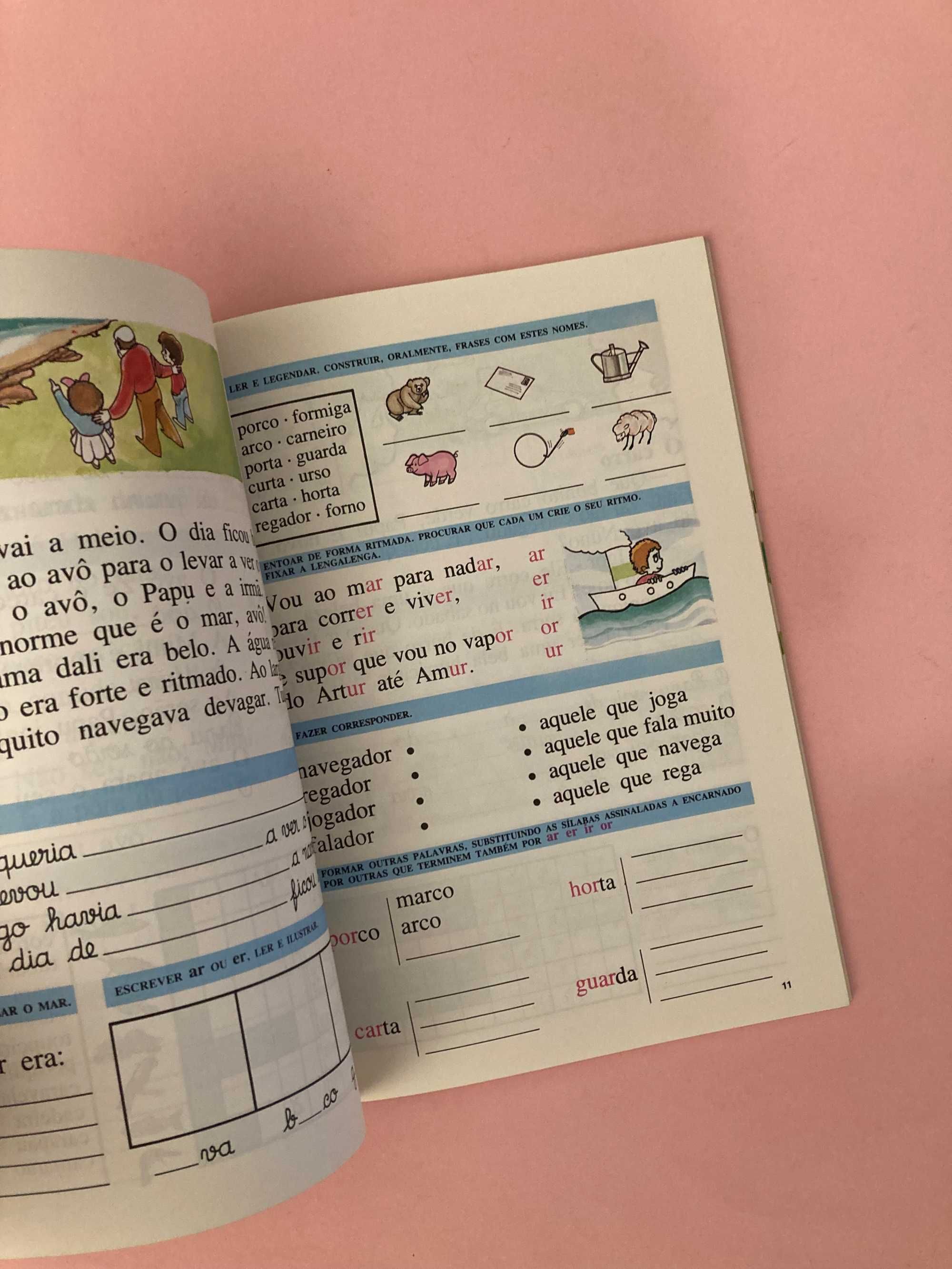 Livro Escola Primária Papu 2 Língua Portuguesa 1990