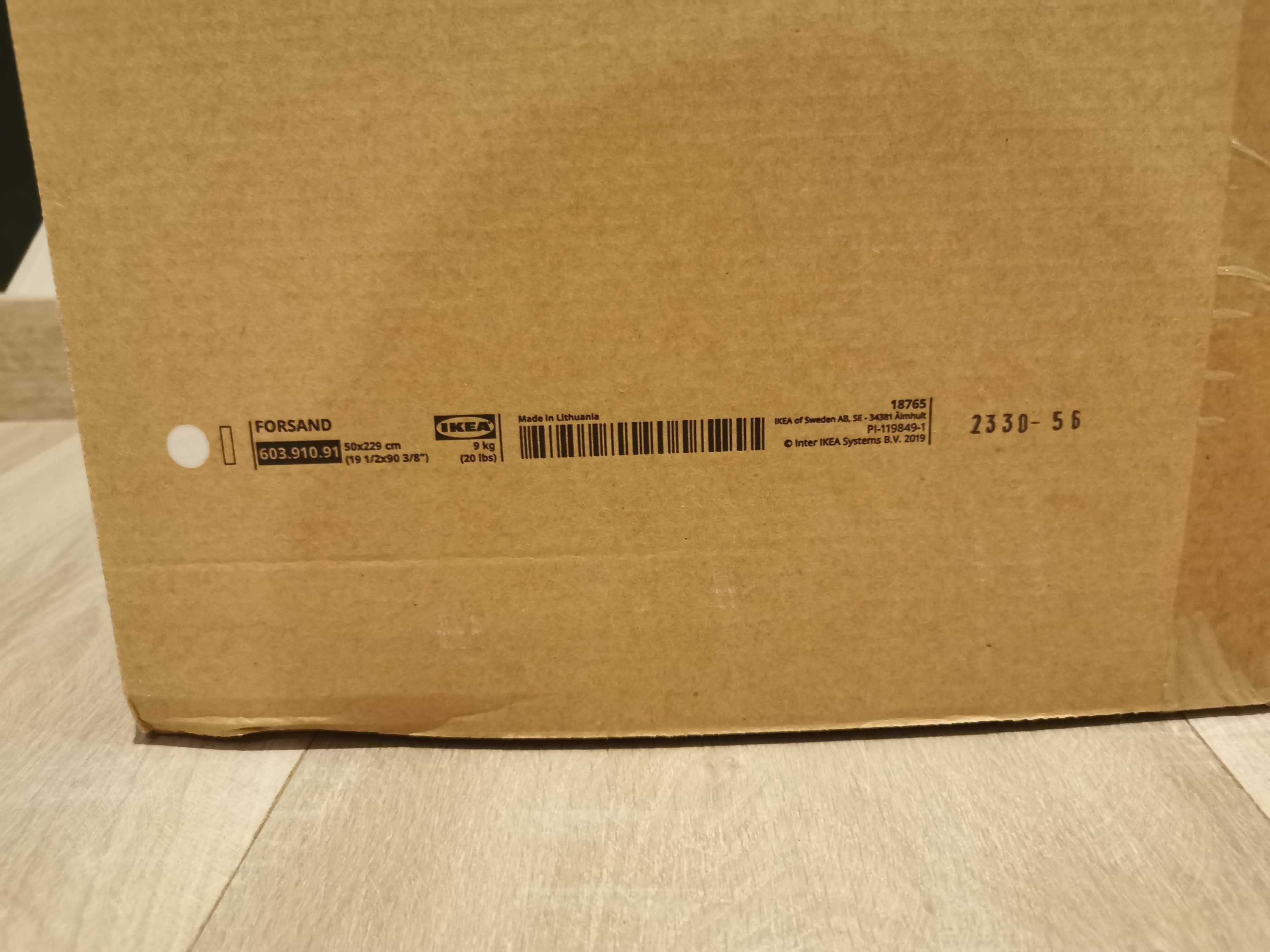FORSAND drzwi do szafy PAX IKEA, kolor biały, 50x229cm - nowe
