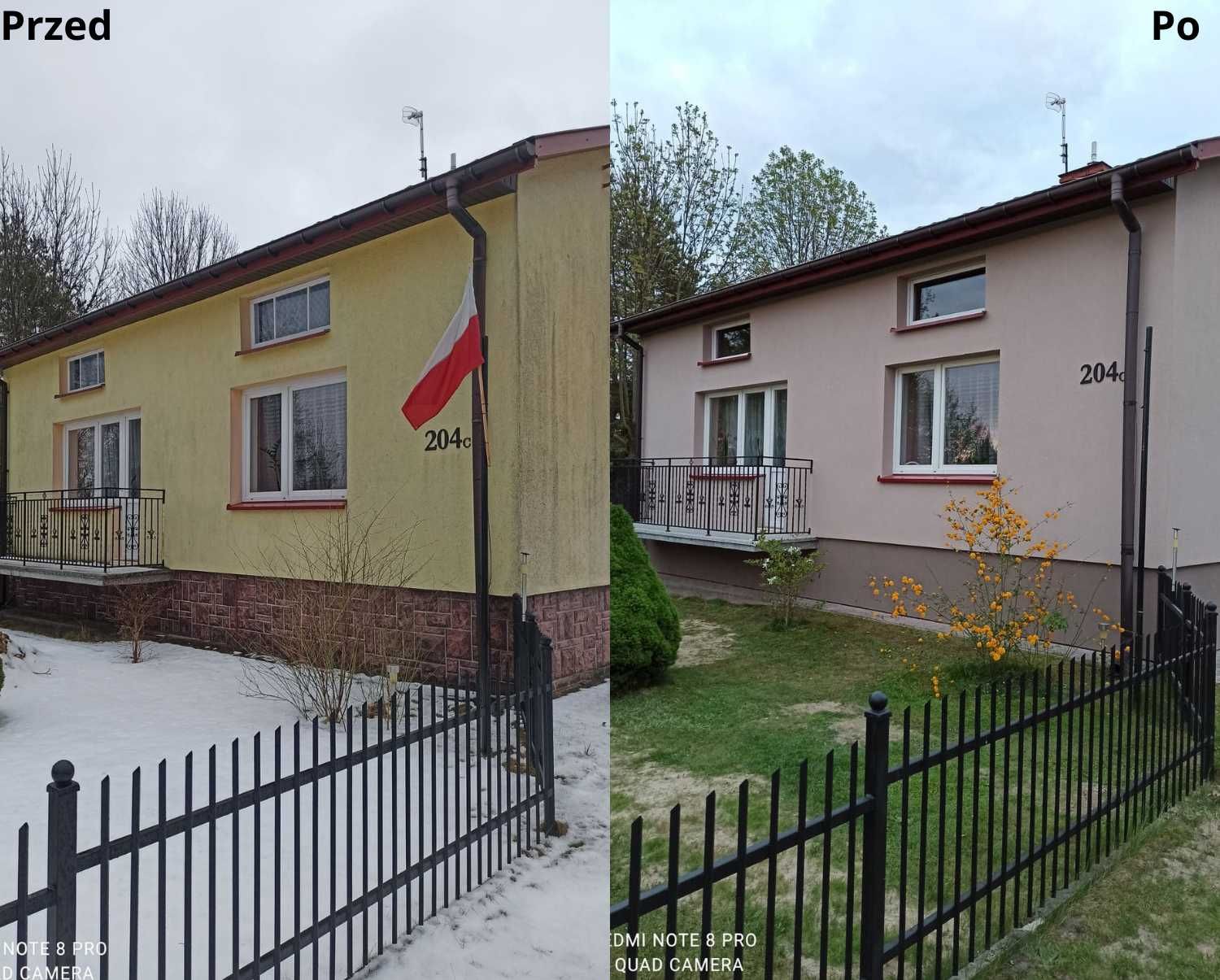 MALOWANIE, mycie elewacji, dachów, kostki, DOCIEPLENIA, wymiany rynien