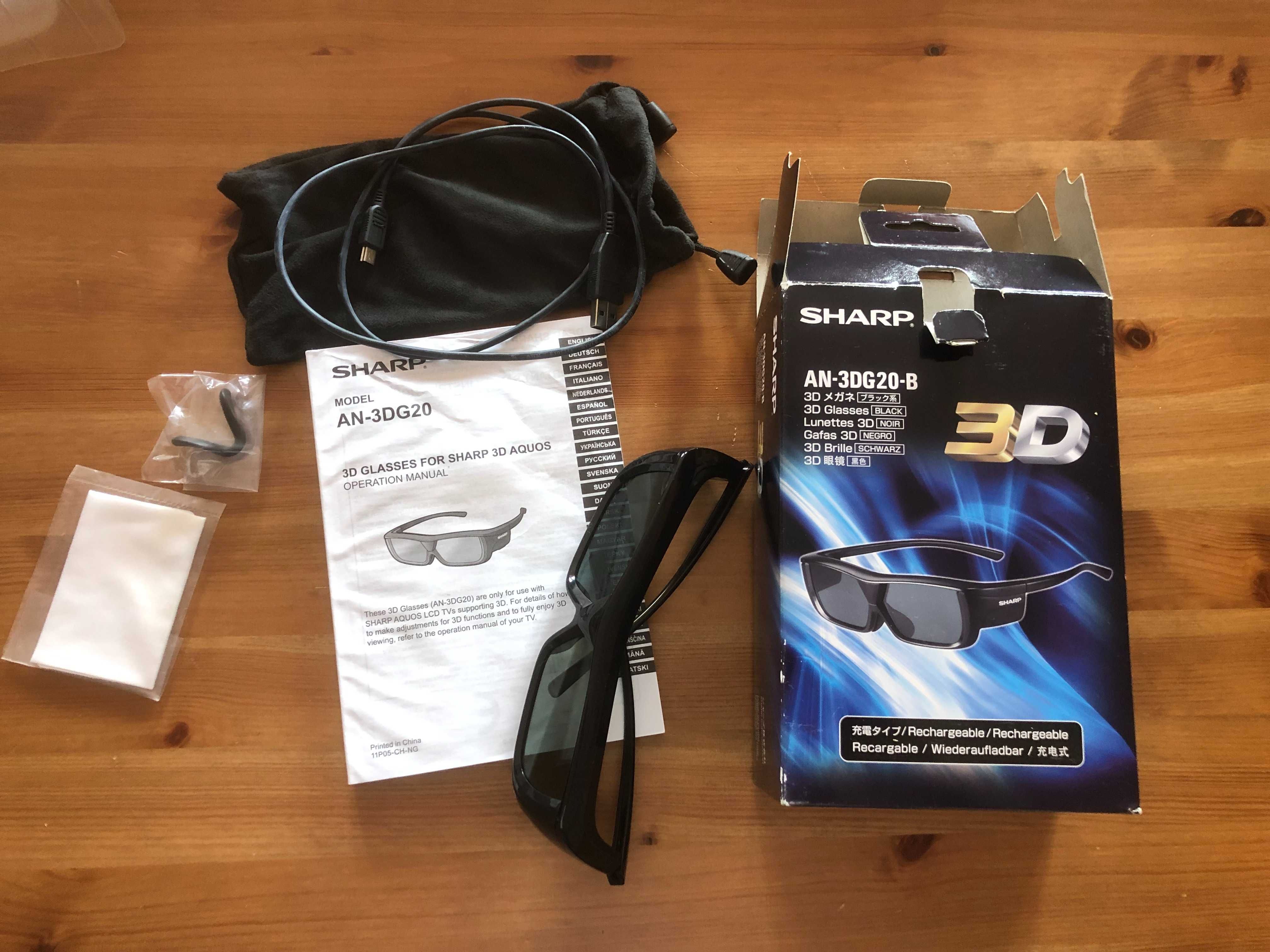 Okulary SHARP 3D model AN3DG20-B
