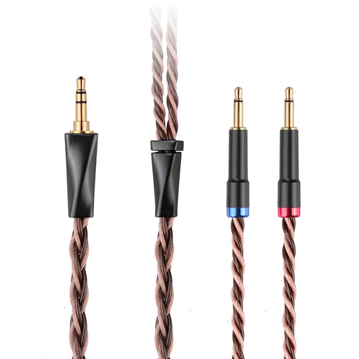 Кабель для навушників 3.5mm → Dual 3.5mm, 8N OFC German Copper